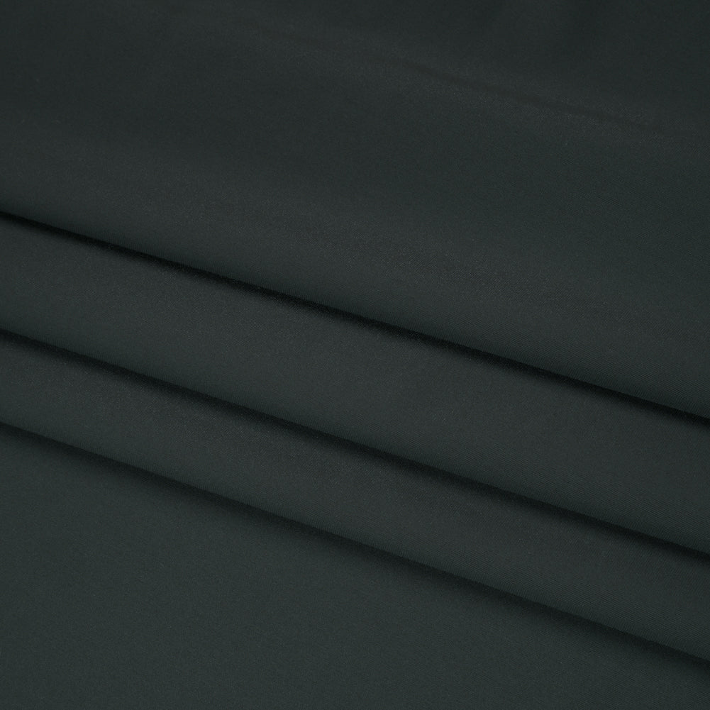 Stretch Nylon Tricot by Montce - Cool Charcoal - Designer Deadstock - Folded