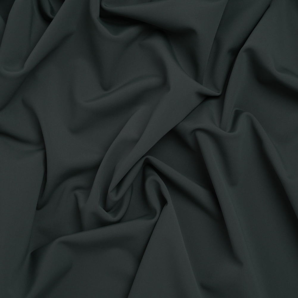 Stretch Nylon Tricot by Montce - Cool Charcoal - Designer Deadstock