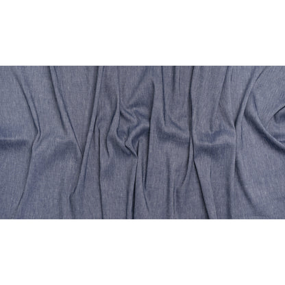 Stretch Linen Blend Denim Twill by Veronica Beard - Indigo - Designer Deadstock