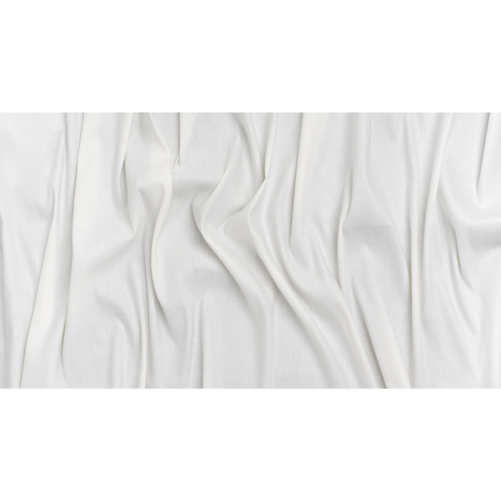 Stretch Linen Blend Twill by Veronica Beard - White - Designer Deadstock