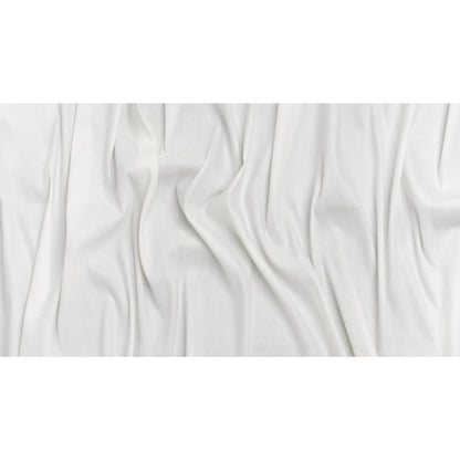 Stretch Linen Blend Twill by Veronica Beard - White - Designer Deadstock