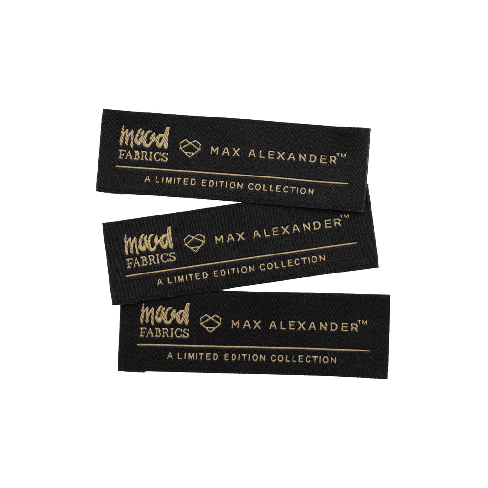 Max Alexander Limited Edition Mood Fabrics Label (3 Pack)