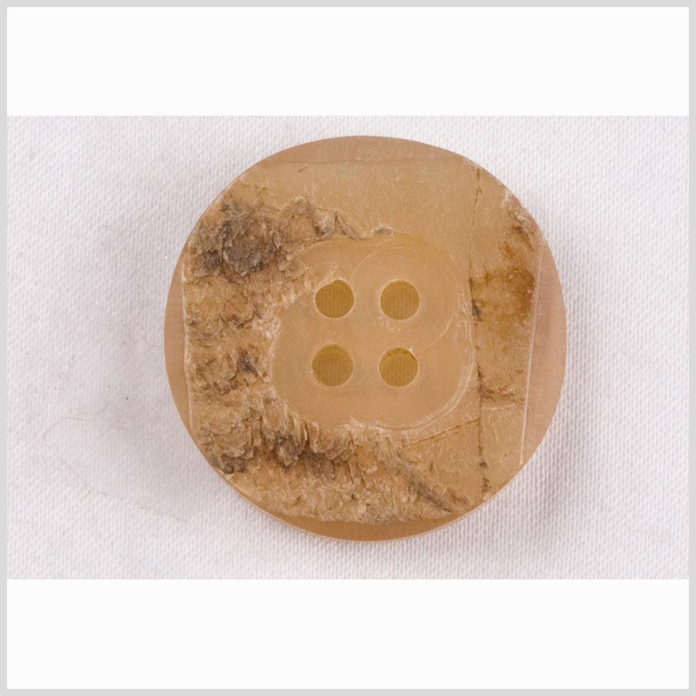 Light Beige Horn Button - 24L/15mm