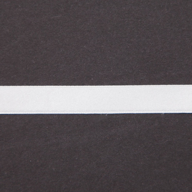 White Double Face Silk Satin Ribbon
