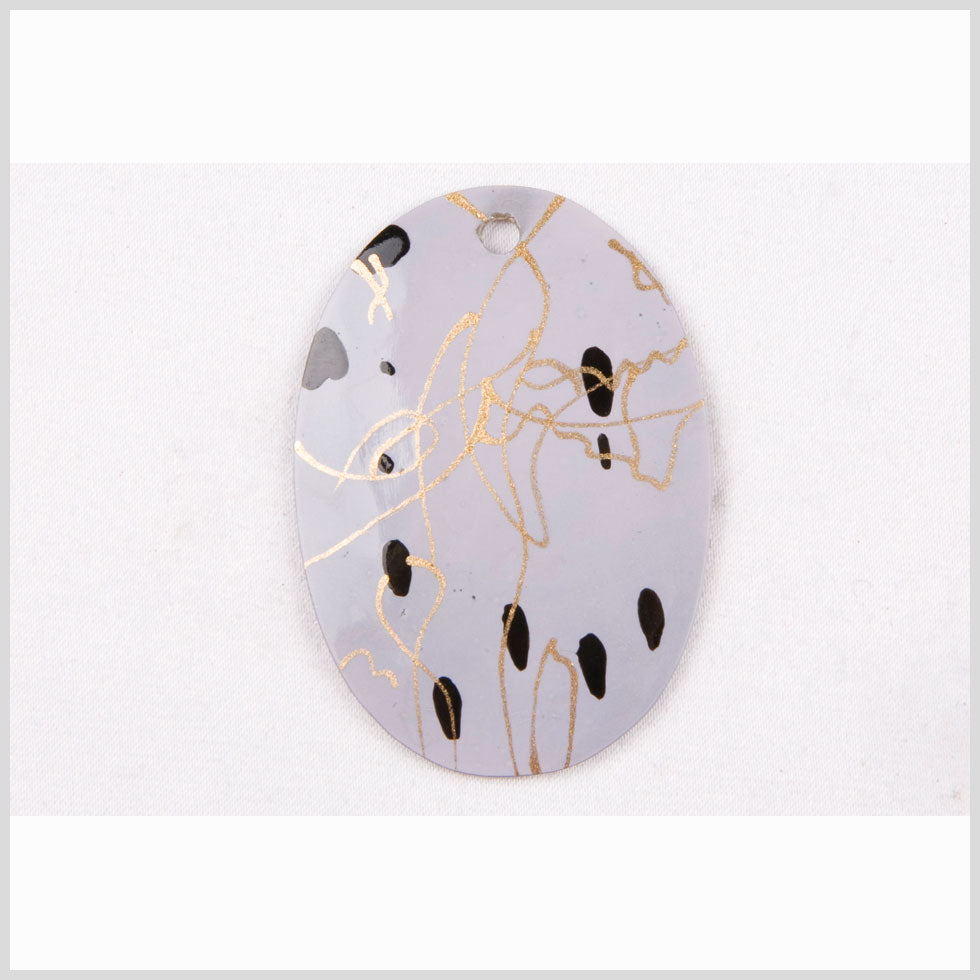 80mm Natural Rose Shell Pendant