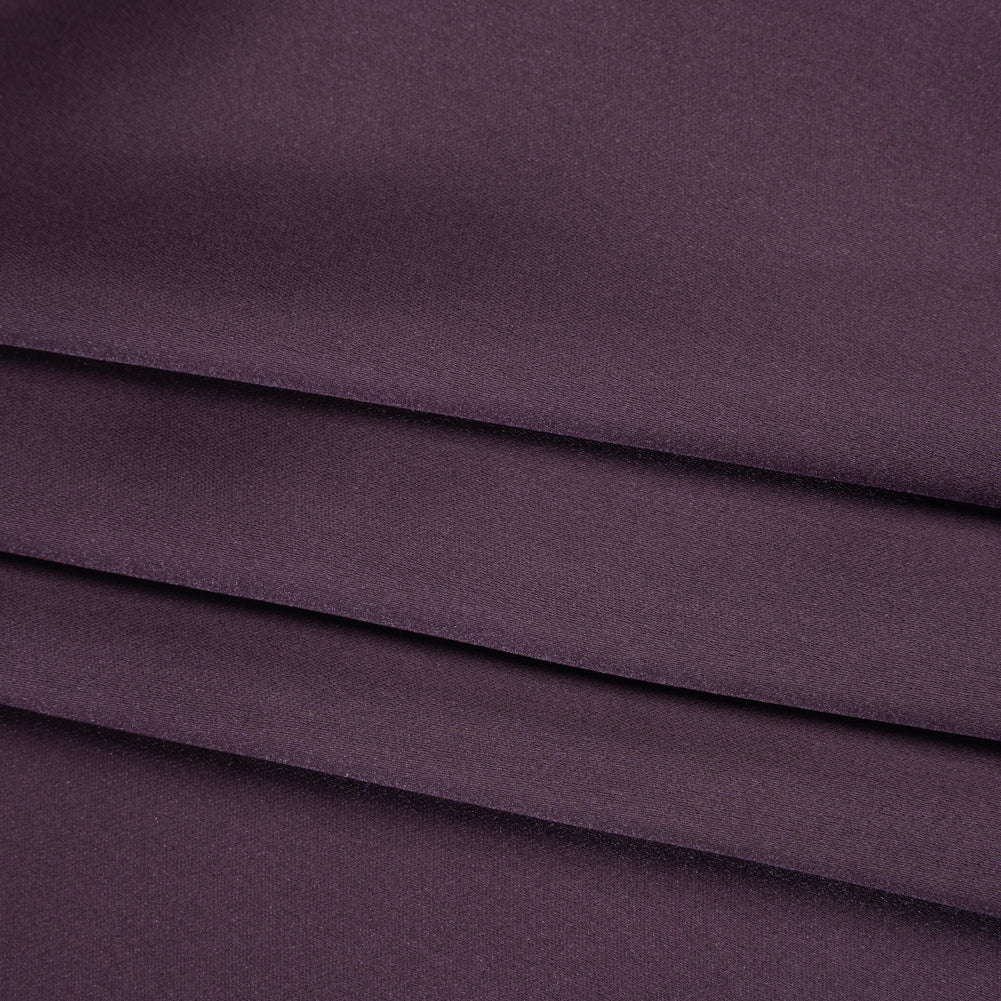 Stretch Polyester Charmeuse - Shadow Purple - Mood Exclusive Junonia Collection - Folded