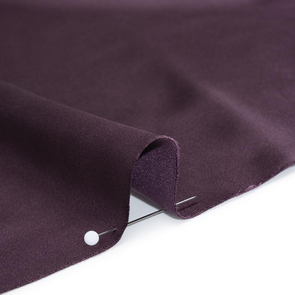 Stretch Polyester Charmeuse - Shadow Purple - Mood Exclusive Junonia Collection - Detail