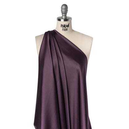 Stretch Polyester Charmeuse - Shadow Purple - Mood Exclusive Junonia Collection