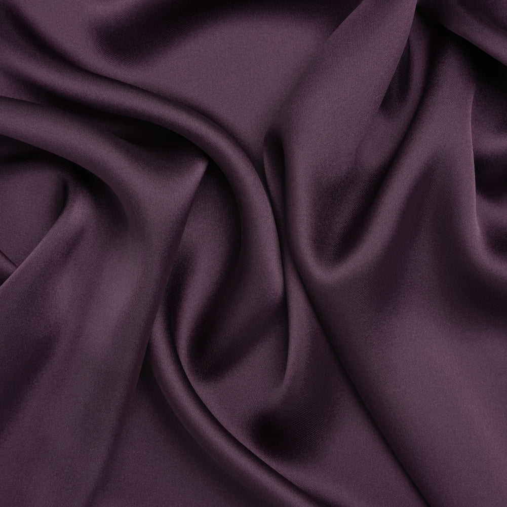 Stretch Polyester Charmeuse - Shadow Purple - Mood Exclusive Junonia Collection