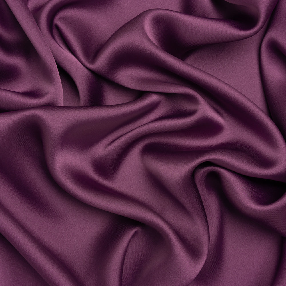 Stretch Polyester Charmeuse - Berry - Mood Exclusive Junonia Collection