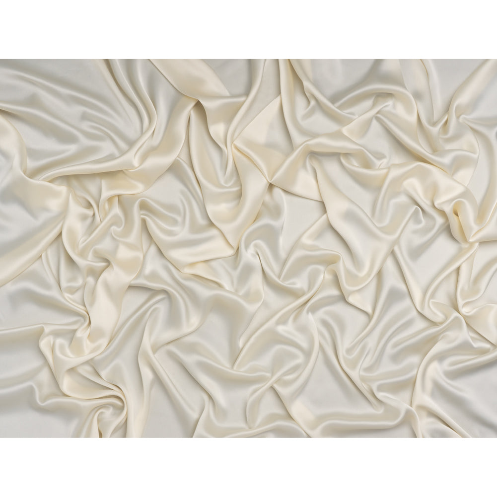Stretch Polyester Charmeuse - Ivory - Mood Exclusive Junonia Collection - Full