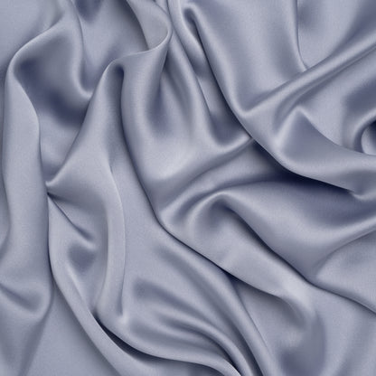 Stretch Polyester Charmeuse - Slate Blue - Mood Exclusive Junonia Collection