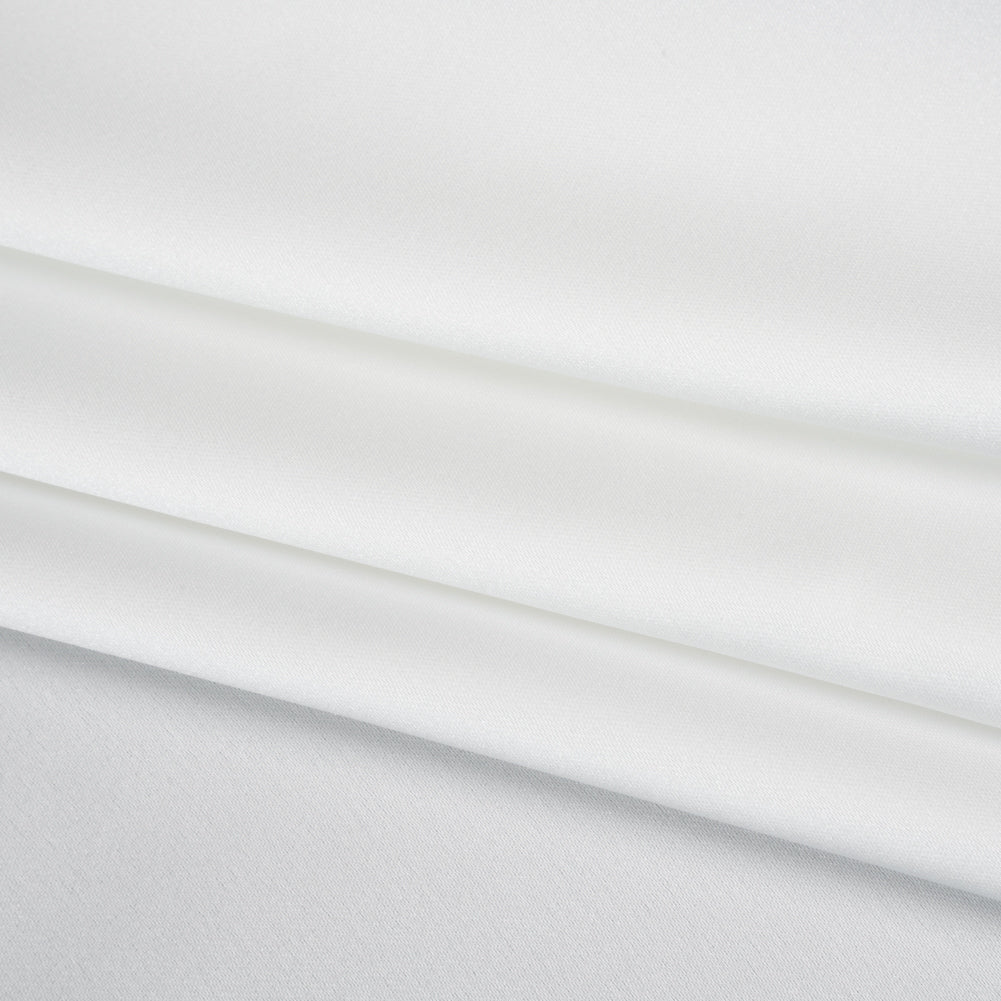 Stretch Polyester Charmeuse - Off-White - Mood Exclusive Junonia Collection - Folded