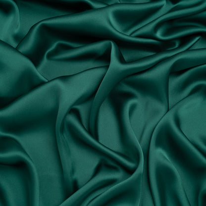 Stretch Polyester Charmeuse - Dark Teal - Mood Exclusive Junonia Collection