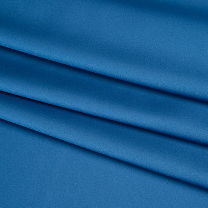 Stretch Polyester Charmeuse - Blue - Mood Exclusive Junonia Collection