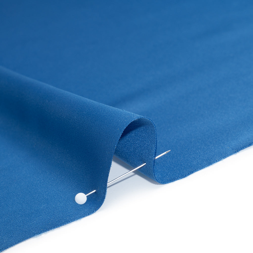 Stretch Polyester Charmeuse - Blue - Mood Exclusive Junonia Collection - Detail