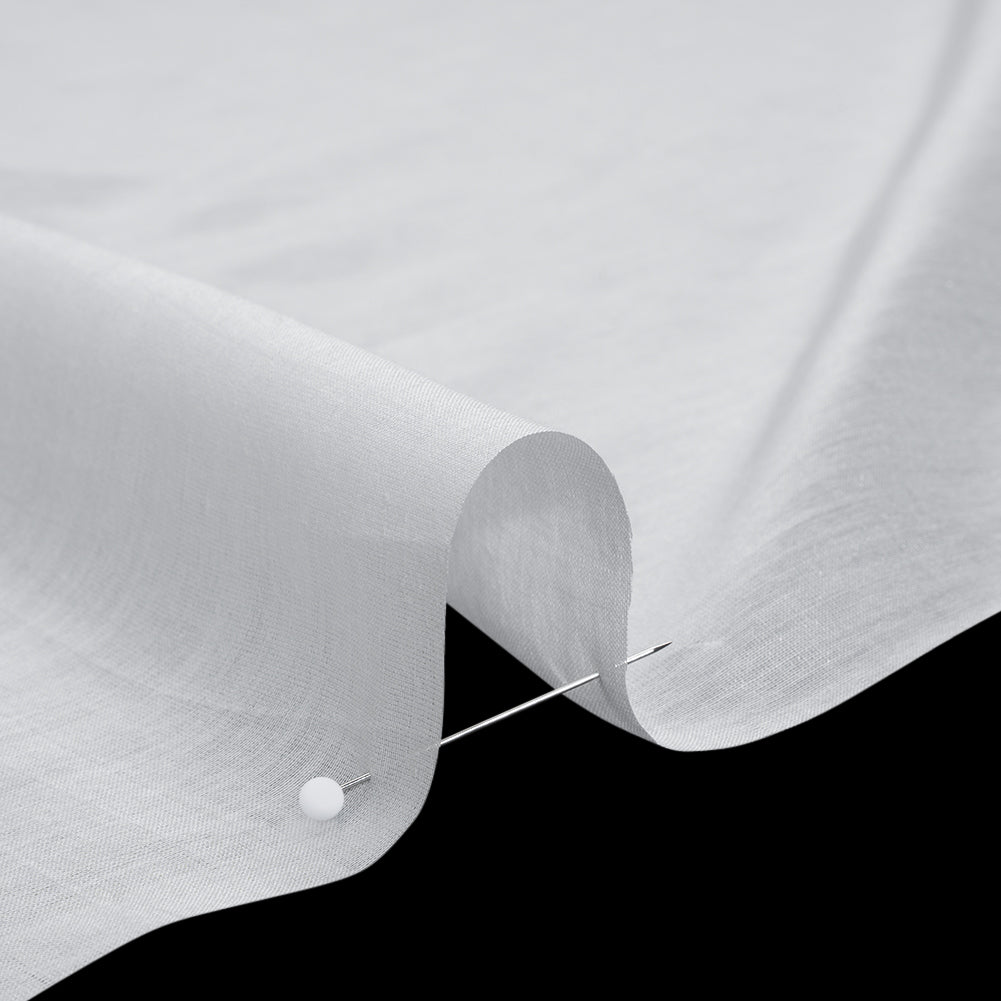 Silk and Cotton Voile - White - Mood Exclusive Callophrys Collection - Detail