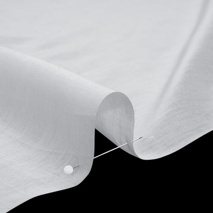 Silk and Cotton Voile - White - Mood Exclusive Callophrys Collection