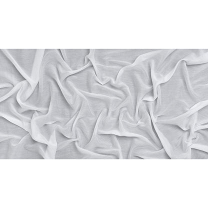 Silk and Cotton Voile - White - Mood Exclusive Callophrys Collection