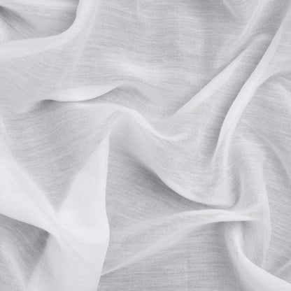 Silk and Cotton Voile - White - Mood Exclusive Callophrys Collection