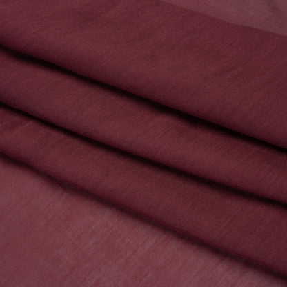 Silk and Cotton Voile - Burgundy - Mood Exclusive Callophrys Collection