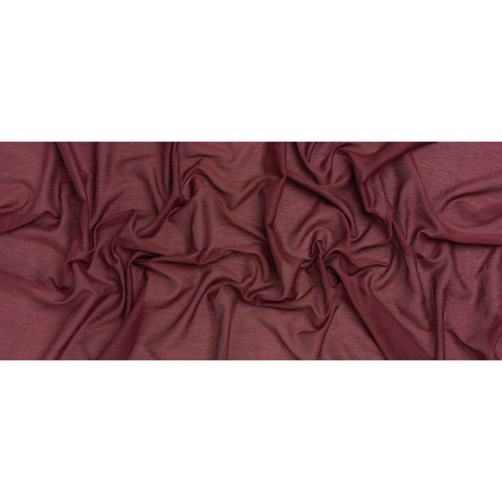 Silk and Cotton Voile - Burgundy - Mood Exclusive Callophrys Collection - Full