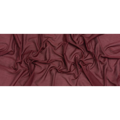 Silk and Cotton Voile - Burgundy - Mood Exclusive Callophrys Collection