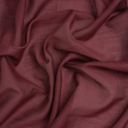 Silk and Cotton Voile - Burgundy - Mood Exclusive Callophrys Collection