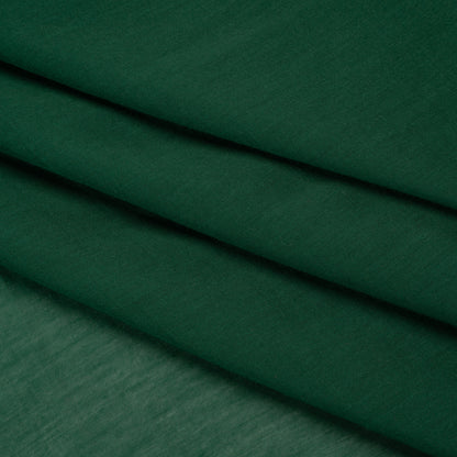 Silk and Cotton Voile - Hunter Green - Mood Exclusive Callophrys Collection