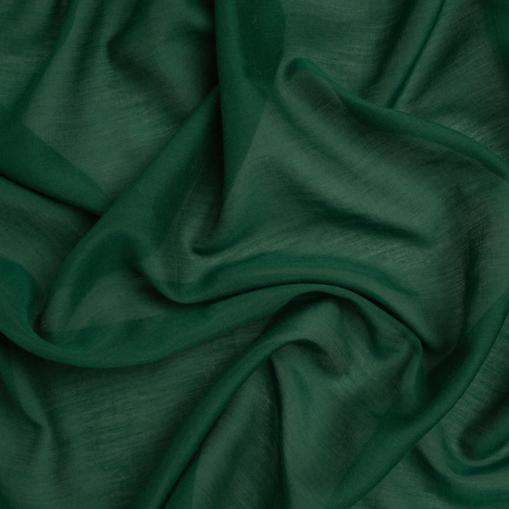 Silk and Cotton Voile - Hunter Green - Mood Exclusive Callophrys Collection
