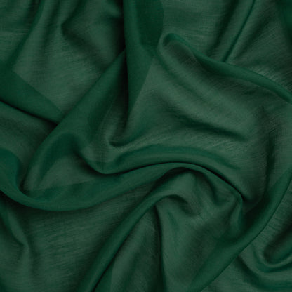 Silk and Cotton Voile - Hunter Green - Mood Exclusive Callophrys Collection