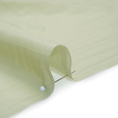 Silk and Cotton Voile - Celedon - Mood Exclusive Callophrys Collection