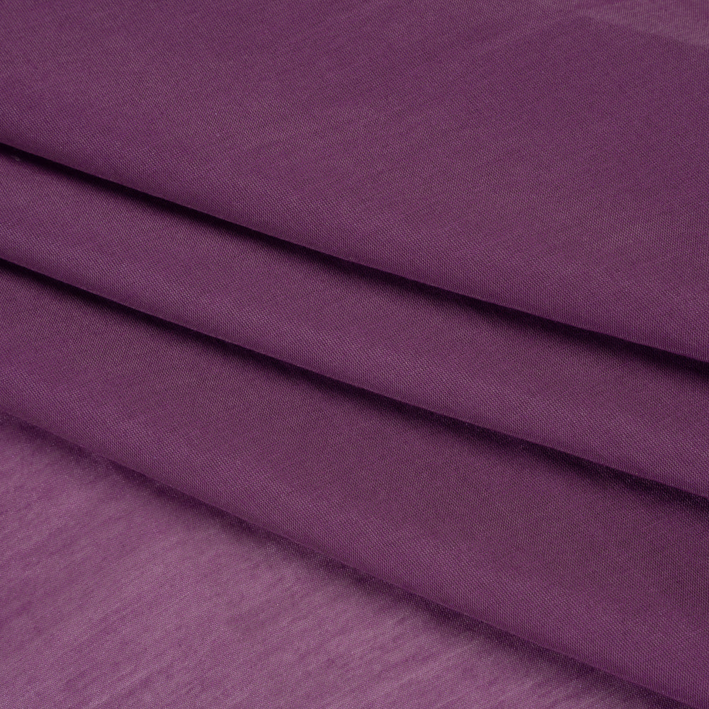 Silk and Cotton Voile - Berry - Mood Exclusive Callophrys Collection - Folded