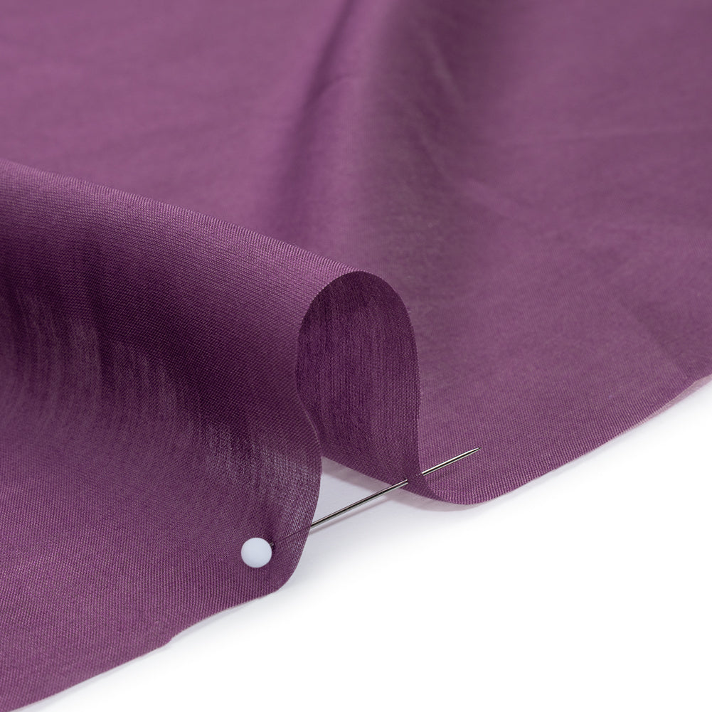 Silk and Cotton Voile - Berry - Mood Exclusive Callophrys Collection - Detail