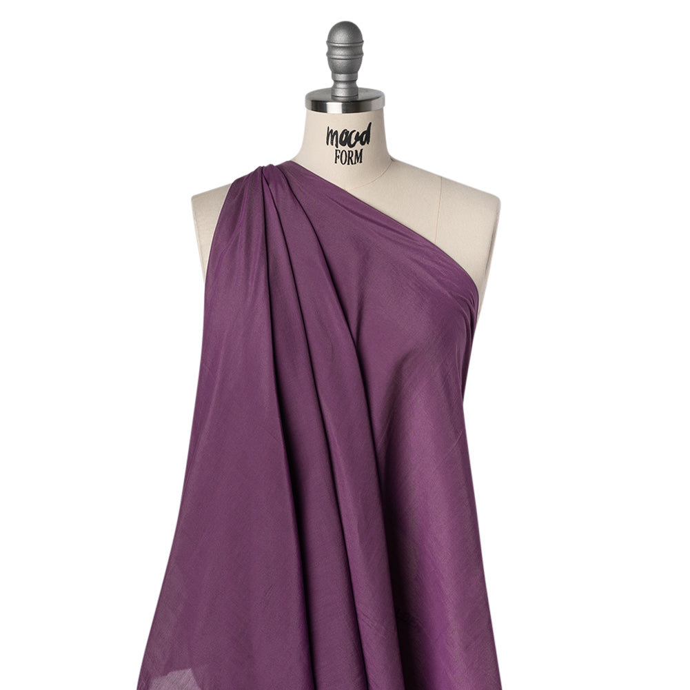 Silk and Cotton Voile - Berry - Mood Exclusive Callophrys Collection - Drape