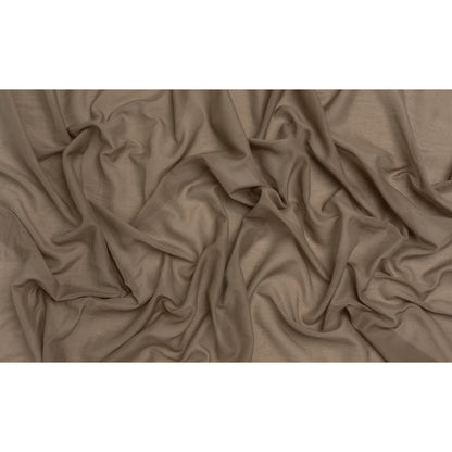 Silk and Cotton Voile - Taupe - Mood Exclusive Callophrys Collection