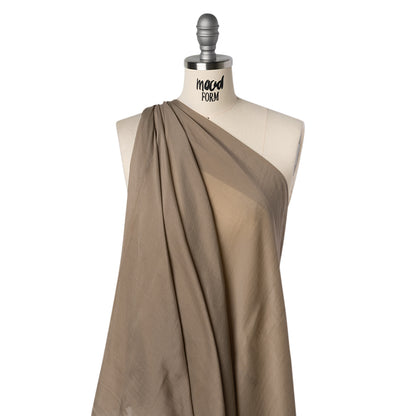 Silk and Cotton Voile - Taupe - Mood Exclusive Callophrys Collection
