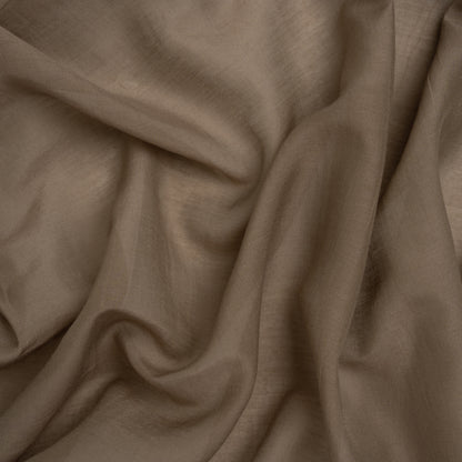 Silk and Cotton Voile - Taupe - Mood Exclusive Callophrys Collection