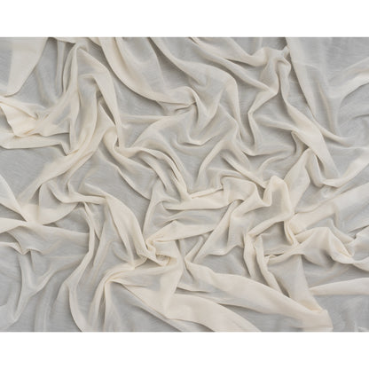 Silk and Cotton Voile - Ivory - Mood Exclusive Callophrys Collection