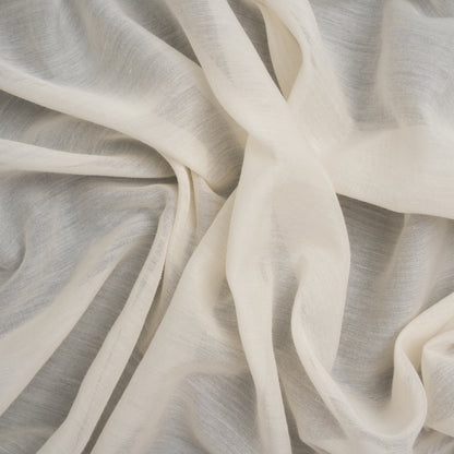 Silk and Cotton Voile - Ivory - Mood Exclusive Callophrys Collection