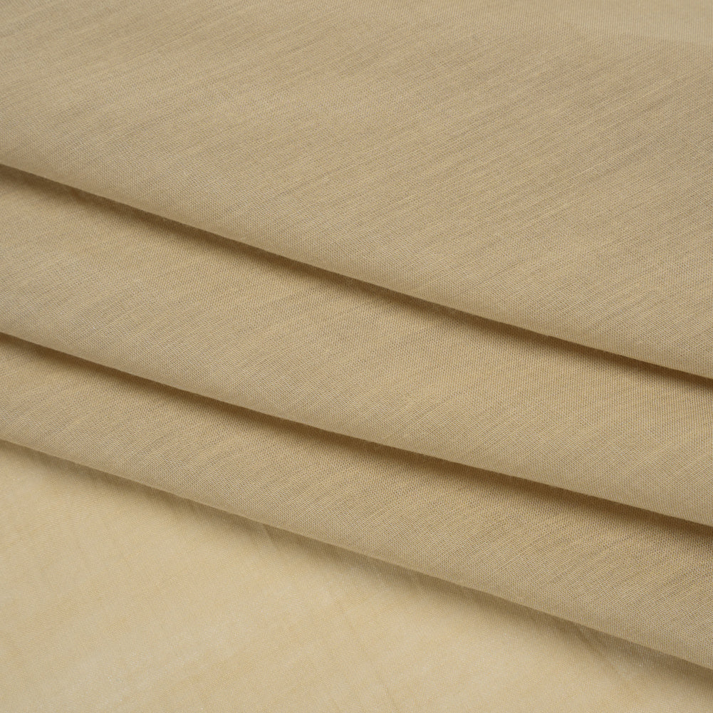 Silk and Cotton Voile - Natural - Mood Exclusive Callophrys Collection - Folded