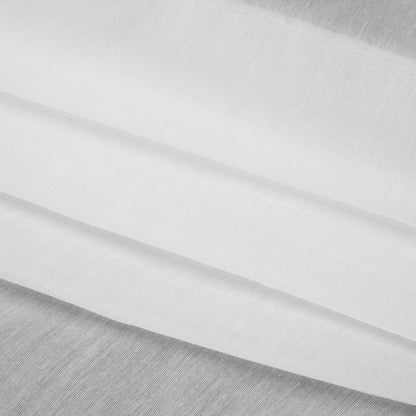 Silk and Cotton Voile - Off-White - Mood Exclusive Callophrys Collection