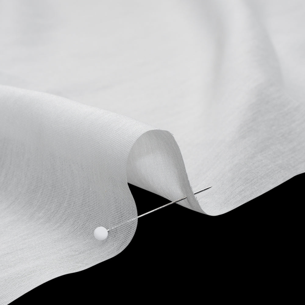 Silk and Cotton Voile - Off-White - Mood Exclusive Callophrys Collection - Detail