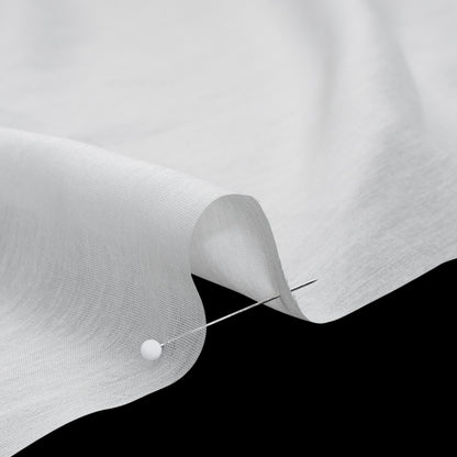 Silk and Cotton Voile - Off-White - Mood Exclusive Callophrys Collection