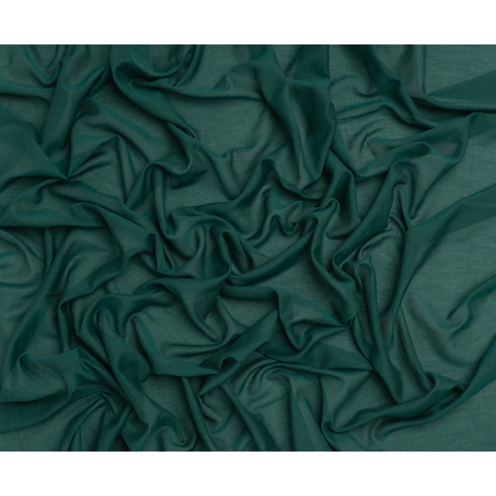 Silk and Cotton Voile - Dark Teal - Mood Exclusive Callophrys Collection - Full