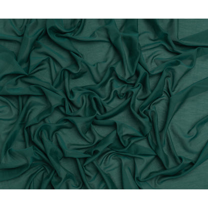 Silk and Cotton Voile - Dark Teal - Mood Exclusive Callophrys Collection