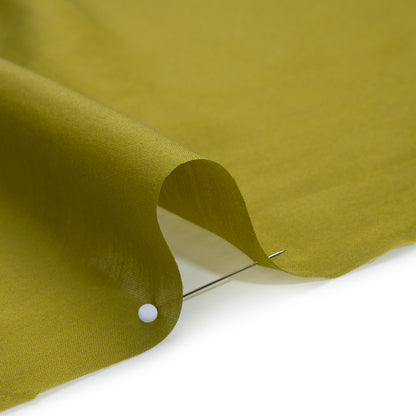 Silk and Cotton Voile - Kiwi Green - Mood Exclusive Callophrys Collection