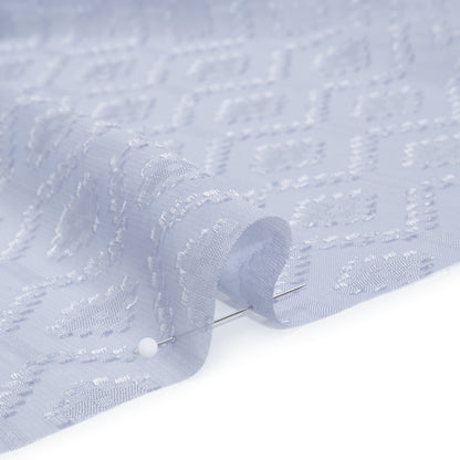 Geometric Burnout Polyester Woven - Light Blue - Mood Exclusive Erynnis Collection