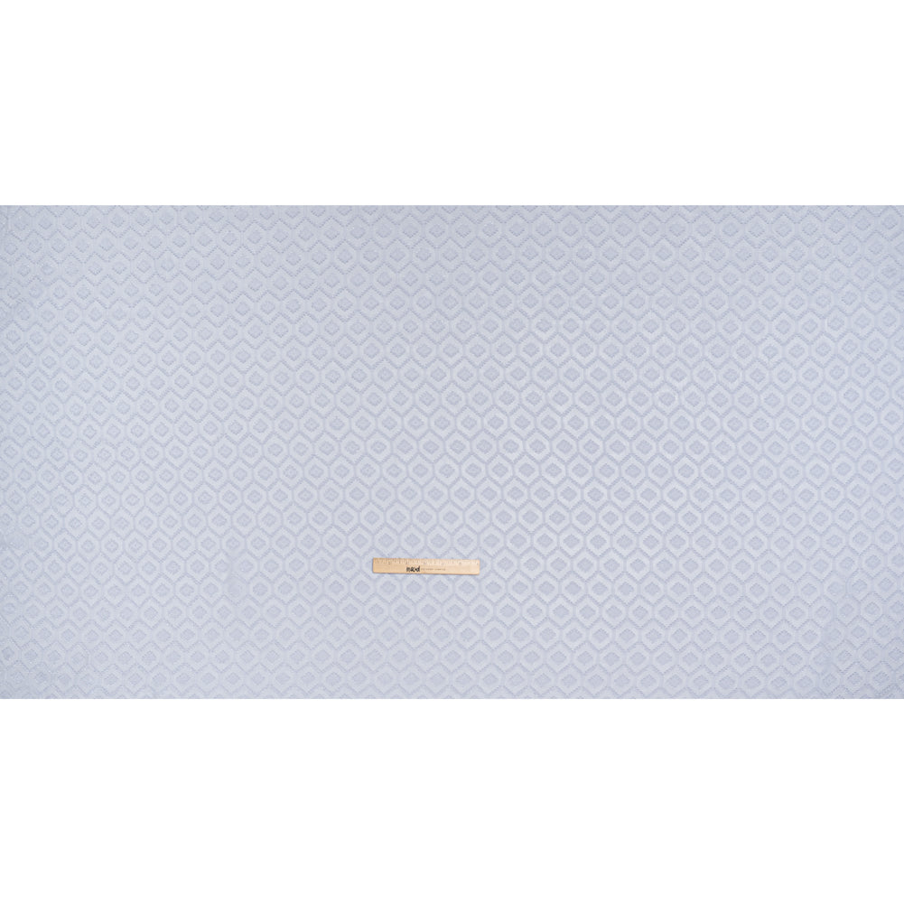 Geometric Burnout Polyester Woven - Light Blue - Mood Exclusive Erynnis Collection - Full