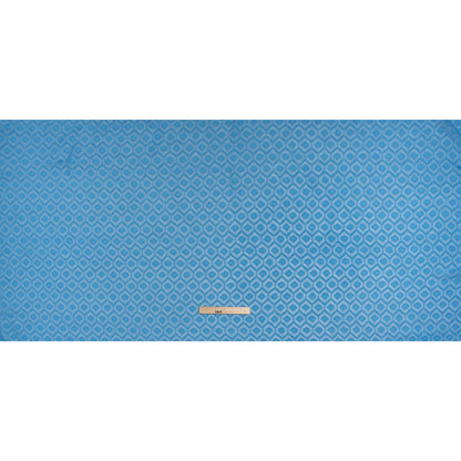 Geometric Burnout Polyester Woven - Blue - Mood Exclusive Erynnis Collection